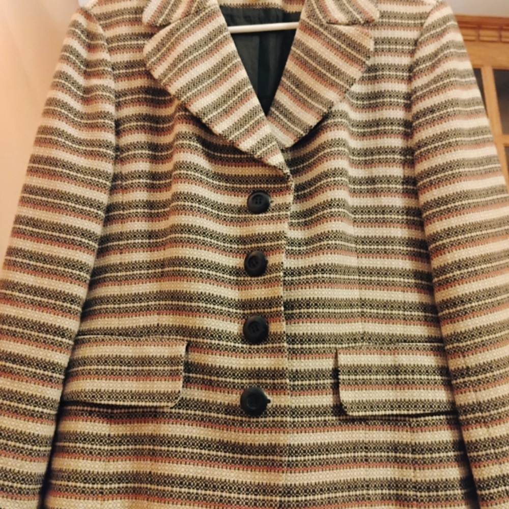 Lined button up jacket
